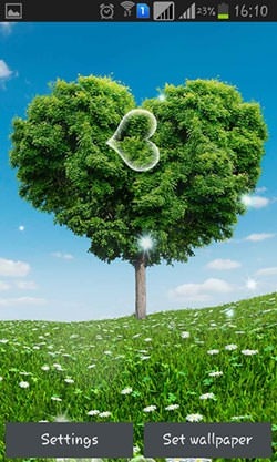 Love Tree Android Wallpaper Image 1