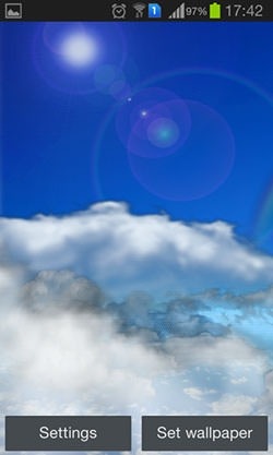 Rolling Clouds Android Wallpaper Image 1