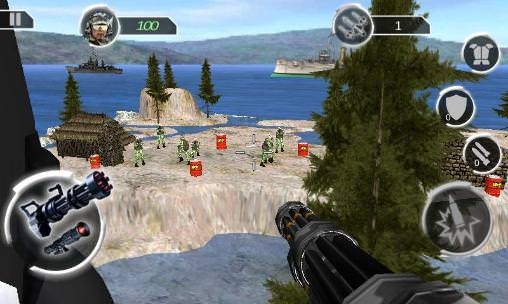 Gunship Island Battlefield Android Game Image 1