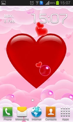 Magic Heart Android Wallpaper Image 1
