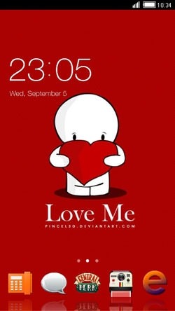 Love Me CLauncher Android Theme Image 1