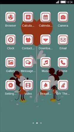 Lovely CLauncher Android Theme Image 2