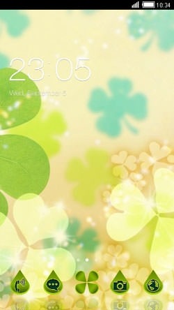 Lucky Clover CLauncher Android Theme Image 1
