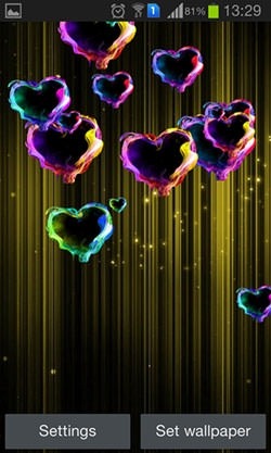 Magic Hearts Android Wallpaper Image 2