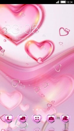 Soft Love CLauncher Android Theme Image 1