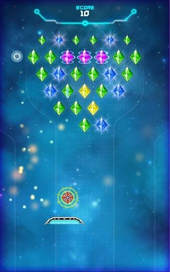 Arkanoid: Crystal Space Android Game Image 1