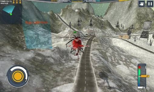 Helicopter Hill Rescue 2016 Android Game Image 1