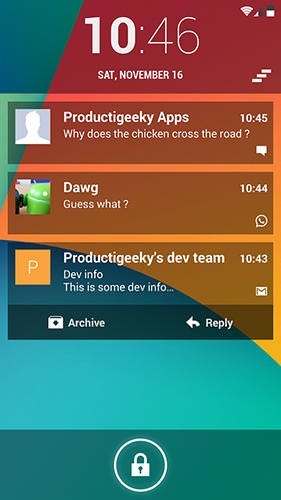 Locker Pro Lockscreen 2 Android Application Image 1