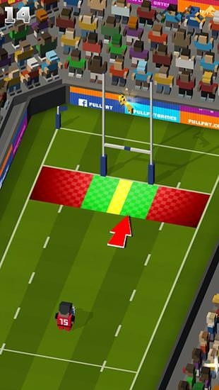 Blocky Rugby Android Game Image 1