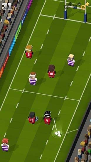 Blocky Rugby Android Game Image 2