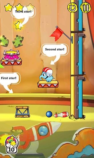Incredible Blue Rocket Android Game Image 1