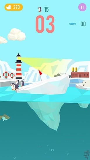 Drifting Penguins Android Game Image 2