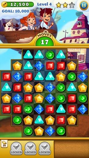 Jewel Mania: Valentine&#039;s Day Android Game Image 1