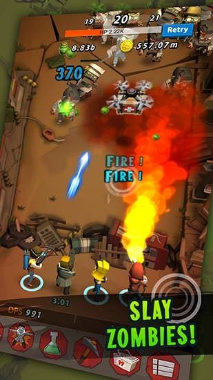 Zap Zombies: Bullet Clicker Android Game Image 1