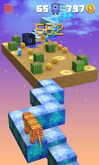 Zigzag Crossing Android Game Image 2