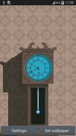 Pendulum Clock Android Wallpaper Image 1