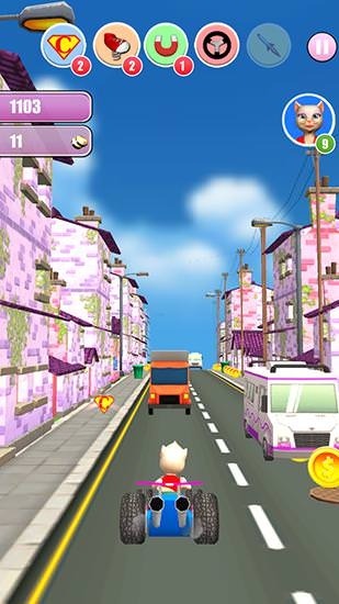 Princess Cat Lea Run Android Game Image 1