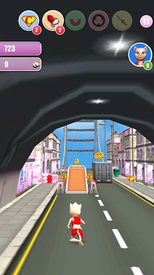Princess Cat Lea Run Android Game Image 2
