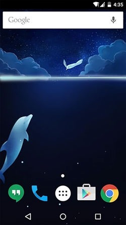 Fish And Bird: Love Android Wallpaper Image 1