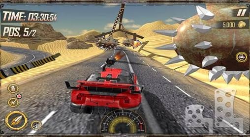 Desert Death: Racing Fever 3D Android Game Image 1