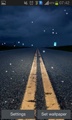 Road Night HD Android Wallpaper Image 2