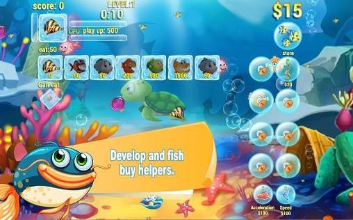 Hungry Fish Eat HD Android Game Image 1