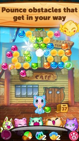 Kitty Pawp: Bubble Shooter Android Game Image 2