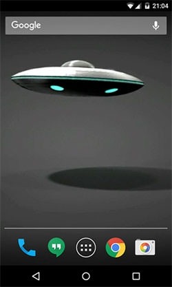 UFO 3D Android Wallpaper Image 1