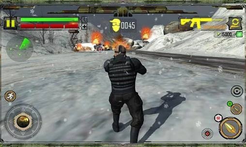 Winter Snow War Commando. Navy Seal Sniper: Winter War Android Game Image 1