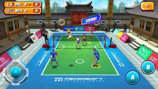 Roll Spike: Sepak Takraw Android Game Image 1