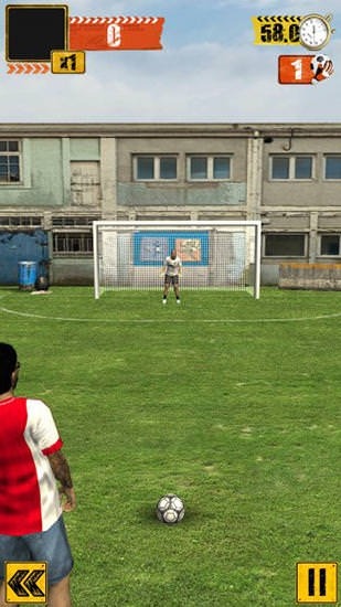 Street Soccer Flick Android Game Image 1