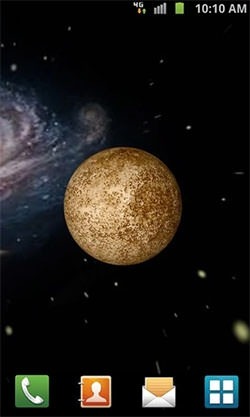 Mercury 3D Android Wallpaper Image 1