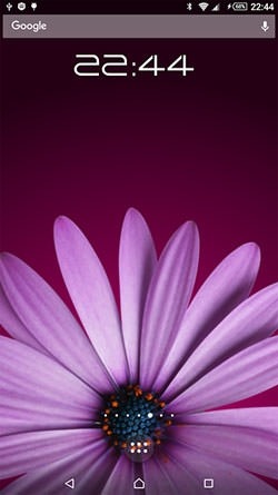 Rotating Flower Android Wallpaper Image 1