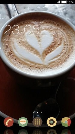 Cappuccino CLauncher Android Theme Image 1