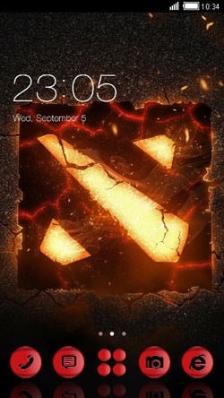 Dota 2 CLauncher Android Theme Image 1