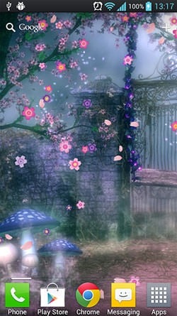 Fantasy Sakura Android Wallpaper Image 2