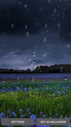 Spring Rain By Locos Apps Android Wallpaper Image 1