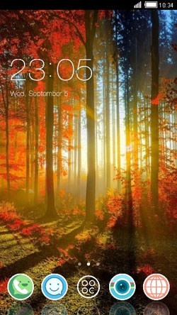 Fall CLauncher Android Theme Image 1
