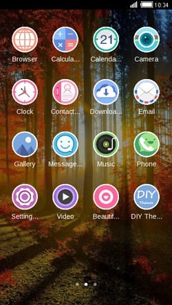 Fall CLauncher Android Theme Image 2