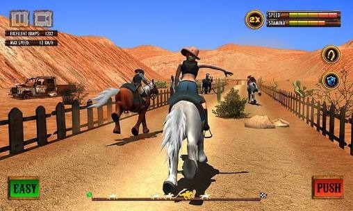 Texas: Wild Horse Race 3D Android Game Image 1