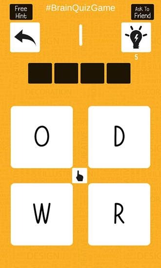 Brain Quiz: Just 1 Word! Android Game Image 1
