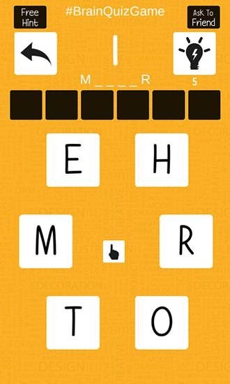 Brain Quiz: Just 1 Word! Android Game Image 2