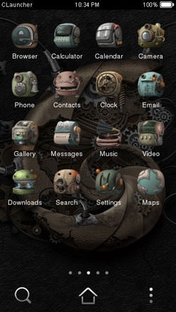 Robot Heart CLauncher Android Theme Image 2