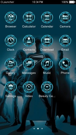 Justice League CLauncher Android Theme Image 2