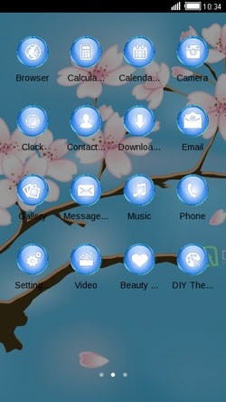 Tree Flower CLauncher Android Theme Image 2