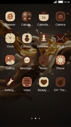 Choclate Shake CLauncher Android Theme Image 2
