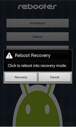 Rebooter Android Application Image 2