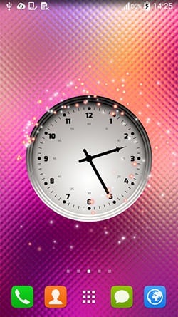 Multicolor Clock Android Wallpaper Image 2