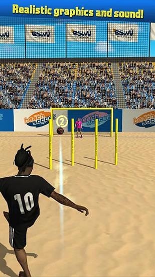 Beach Soccer Shootout Android Game Image 1