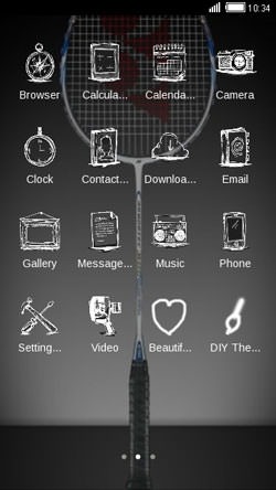 Tennis CLauncher Android Theme Image 2